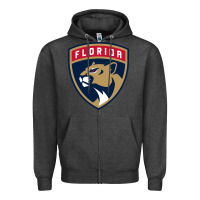 Charcoal Heather the  panthers Zipper Hoodie - linhVisuals