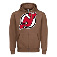 Chestnut the NJ devils Zipper Hoodie - linhVisuals