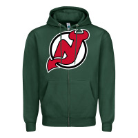 Sports Green the NJ devils Zipper Hoodie - linhVisuals