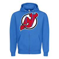True Royal the NJ devils Zipper Hoodie - linhVisuals