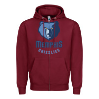 Burgundy memphis Zipper Hoodie - linhVisuals