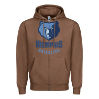 Chestnut memphis Zipper Hoodie - linhVisuals