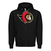 Black the senators Zipper Hoodie - linhVisuals