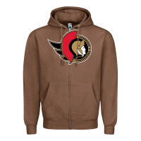 Chestnut the senators Zipper Hoodie - linhVisuals