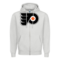 Dove Grey the philadelphia Zipper Hoodie - linhVisuals