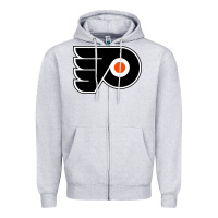 Heather Grey the philadelphia Zipper Hoodie - linhVisuals
