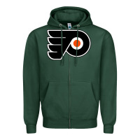 Sports Green the philadelphia Zipper Hoodie - linhVisuals