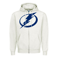 Oatmeal Heather the lightning Zipper Hoodie - linhVisuals