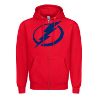 Red the lightning Zipper Hoodie - linhVisuals