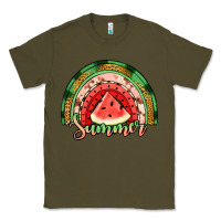 Army Green watermelon summer rainbow Classic Tee - Jasminsmagicworld