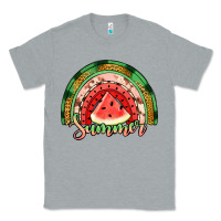 Heather Grey watermelon summer rainbow Classic Tee - Jasminsmagicworld