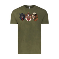 Vintage Olive Hangin With My Heifers Vintage Tee - RanaPortraitStore