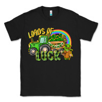 Black Loads of luck tractor Classic Tee - CowGirlArtShop