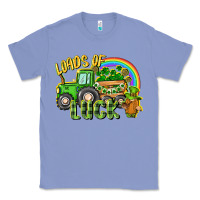 Colony Blue Loads of luck tractor Classic Tee - CowGirlArtShop