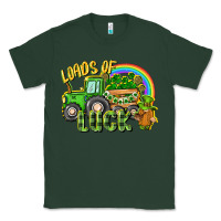 Sports Green Loads of luck tractor Classic Tee - CowGirlArtShop