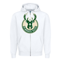 White milwauke Zipper Hoodie - linhVisuals
