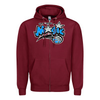 Burgundy orlando Zipper Hoodie - linhVisuals