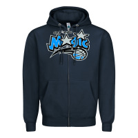 Navy orlando Zipper Hoodie - linhVisuals