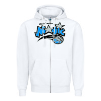 White orlando Zipper Hoodie - linhVisuals