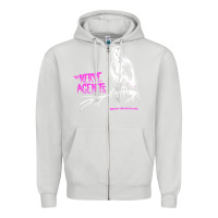 Dove Grey the nerve agents Zipper Hoodie - linhVisuals