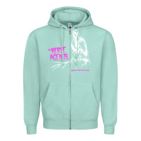 Seafoam the nerve agents Zipper Hoodie - linhVisuals