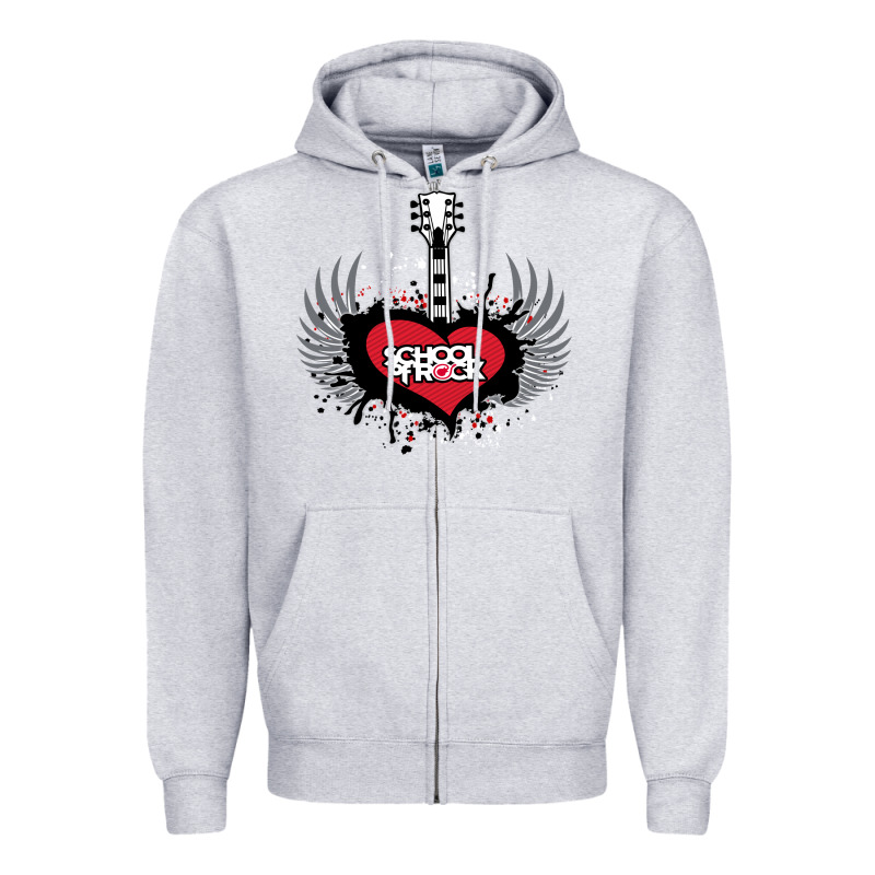 The School Of Rock New Vector Zipper Hoodie by linhVisuals | Teevron