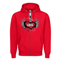 Red the school of rock new vector Zipper Hoodie - linhVisuals