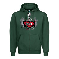 Sports Green the school of rock new vector Zipper Hoodie - linhVisuals