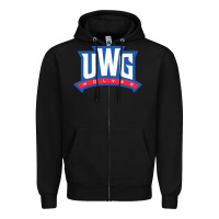Black uwg wolves Zipper Hoodie - linhVisuals