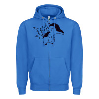 True Royal cyndaquil Zipper Hoodie - linhVisuals