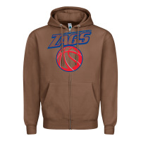 Chestnut gonzaga basketball Zipper Hoodie - linhVisuals