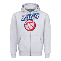 Heather Grey gonzaga basketball Zipper Hoodie - linhVisuals