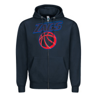Navy gonzaga basketball Zipper Hoodie - linhVisuals