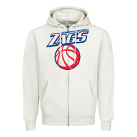 Oatmeal Heather gonzaga basketball Zipper Hoodie - linhVisuals