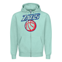 Seafoam gonzaga basketball Zipper Hoodie - linhVisuals