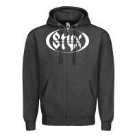 Charcoal Heather styx Zipper Hoodie - linhVisuals