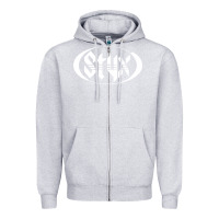 Heather Grey styx Zipper Hoodie - linhVisuals