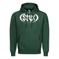 Sports Green styx Zipper Hoodie - linhVisuals