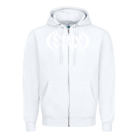 White styx Zipper Hoodie - linhVisuals