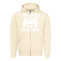 Sandshell i paused my game to be here Zipper Hoodie - linhVisuals