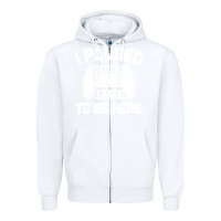 White i paused my game to be here Zipper Hoodie - linhVisuals