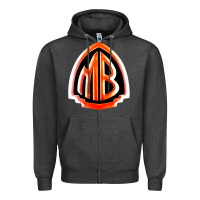 Charcoal Heather mr bungle Zipper Hoodie - linhVisuals
