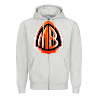 Dove Grey mr bungle Zipper Hoodie - linhVisuals