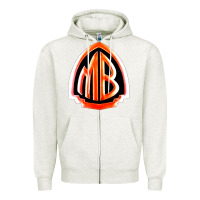 Oatmeal Heather mr bungle Zipper Hoodie - linhVisuals