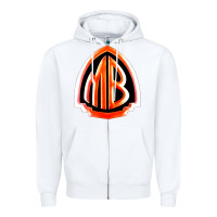 White mr bungle Zipper Hoodie - linhVisuals