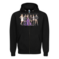 Black reputation  okka Zipper Hoodie - linhVisuals