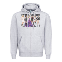 Heather Grey reputation  okka Zipper Hoodie - linhVisuals