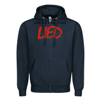 Navy restore the wolf defender of wildlife back Zipper Hoodie - linhVisuals