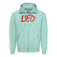 Seafoam restore the wolf defender of wildlife back Zipper Hoodie - linhVisuals