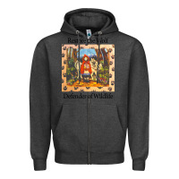 Charcoal Heather restore the wolf defenders of wildlife Zipper Hoodie - linhVisuals
